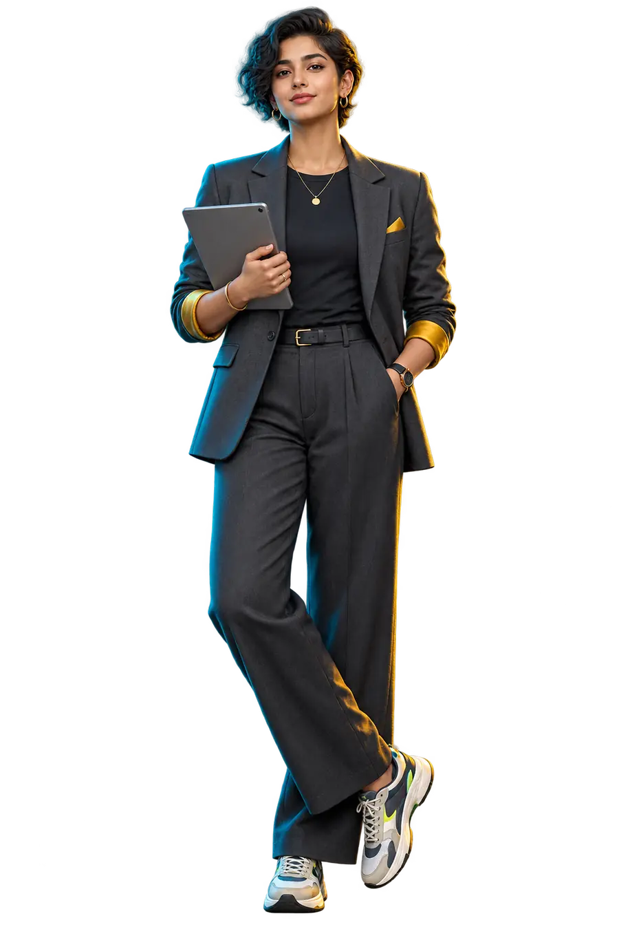 Illustrative South Asian creator strategist